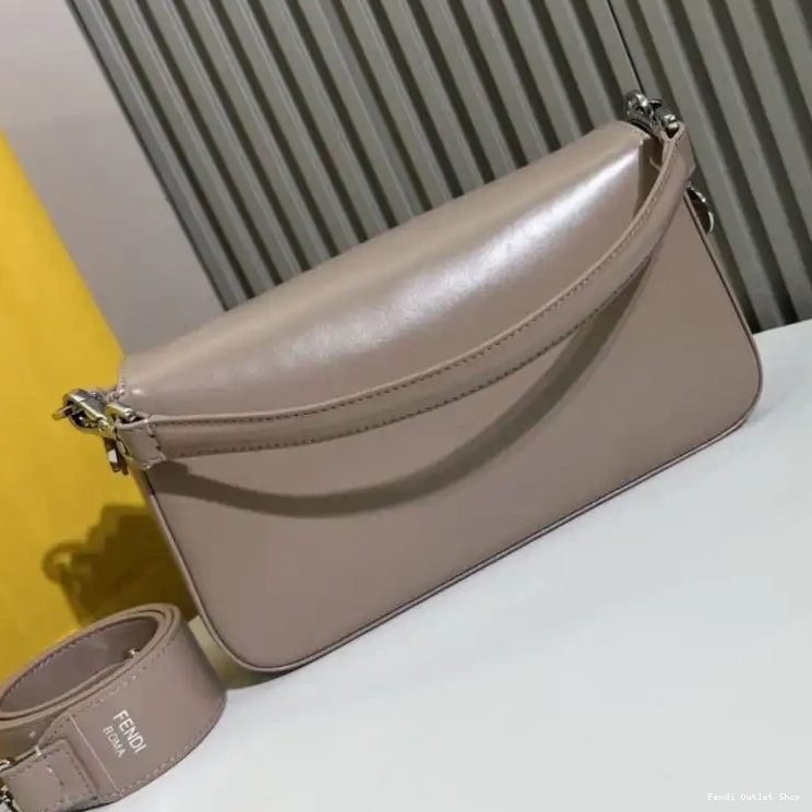 Cheap Bag Tiffany Leather Medium Fendi Khaki Baguette Smooth In 0323 HOT SALE